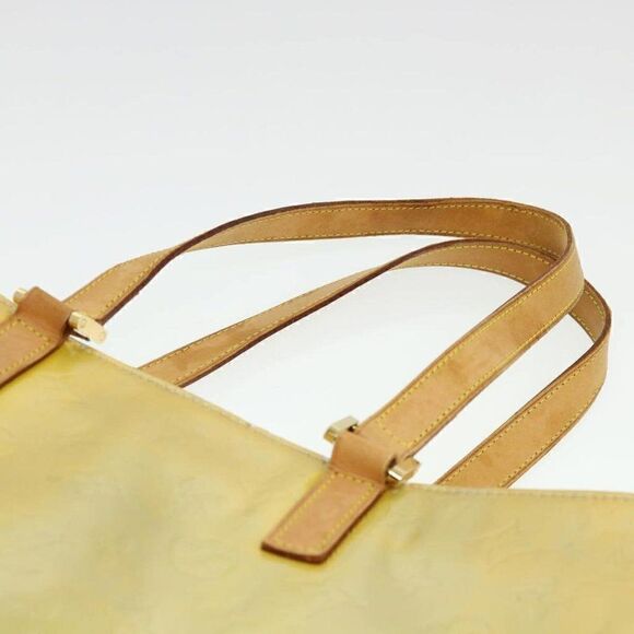LOUIS VUITTON Monogram Vernis Columbus Tote Bag Yellow - Picture 15 of 15